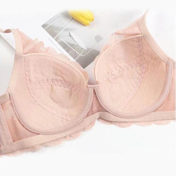 Lace Women Bra Three Hook-and-eye Wire Free Comfort Bra High Quality Lace Design Women Bra