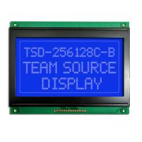 módulo del LCD de la MAZORCA de 256x128 STN FSTN con el contraluz verde azul y amarillo