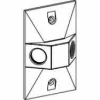 Алюминий поднял прямоугольные погодостойкие крышки штепсельной розетки крышек коробки электрические