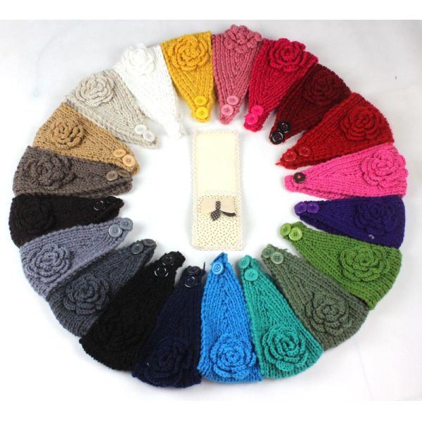 Women knitted headband crochet headband Handmade tenia Mixed quantuty and color