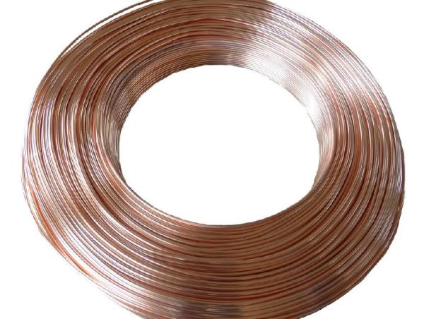 Steel Evaporator Tube 6.35 × 0.65 mm Copper Coated Round Non - Secondary