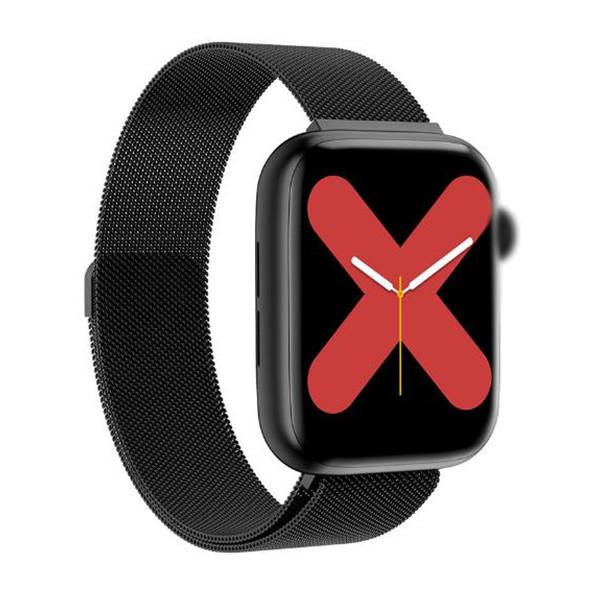 Large Screen W68 Fitness Tracker Smart Watch Stainless Steel Band For Android / Ios
