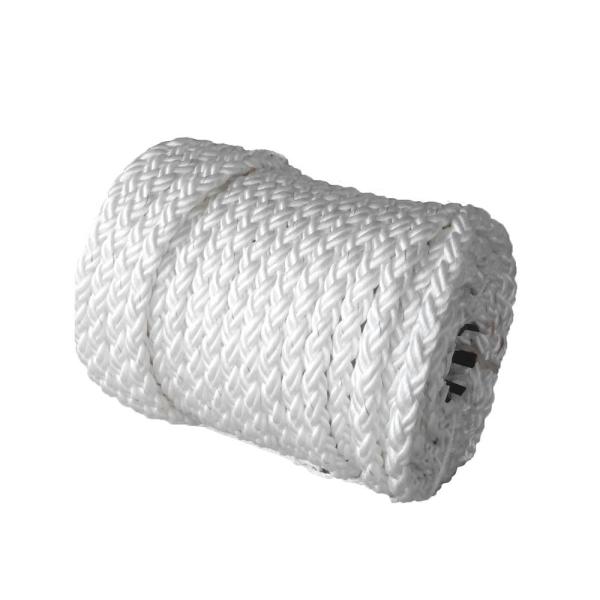 Versatile White 52mm x 200m Boat Anchor Rope Medium Abrasion Resistance