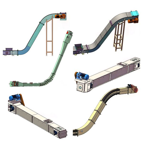 Durable Adjustable Speed Chain Scraper Conveyor Machine for Simple Operation in Grain Transport