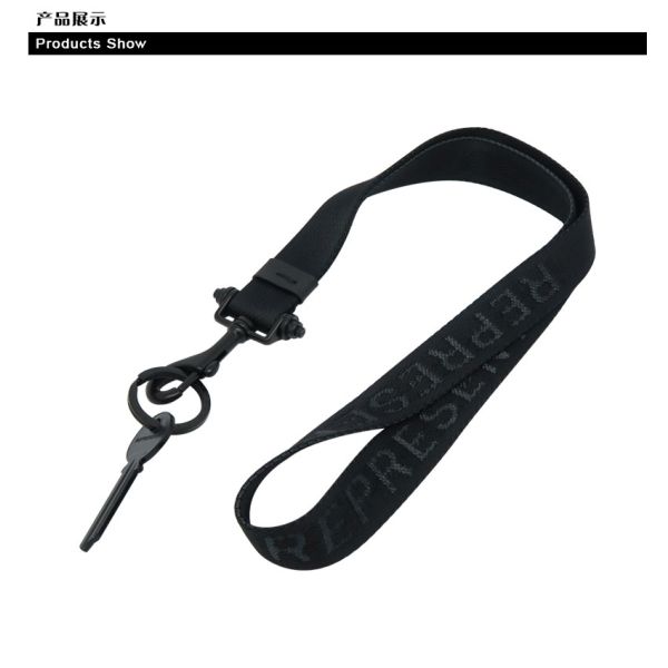 Crochet/boucle/clé en métal d'argent personnalisé en nylon ivoire avec matériau écologique