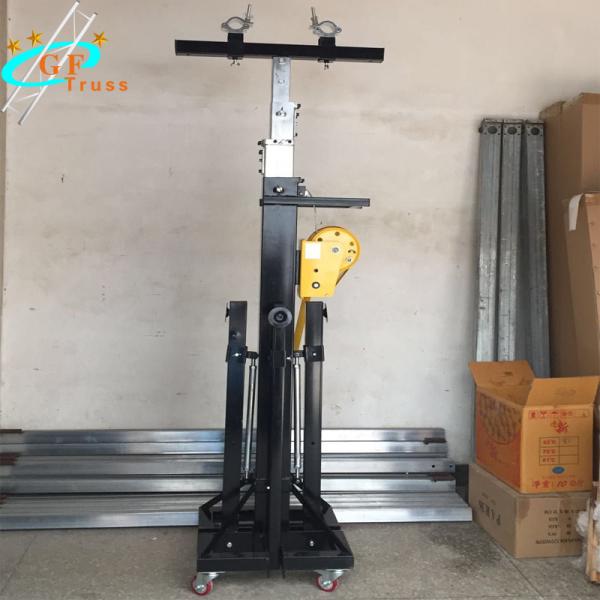 Alu 6082-T6 Hand Crank Tripod Speaker Stand Lift 100kg Max Load