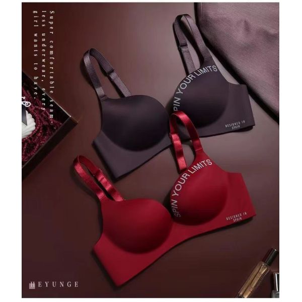 Seamless Small Breasts Bra for Women Gathered One-piece Wire-free Side Breasts Anti-sagging Lifting and Adjustable Bra