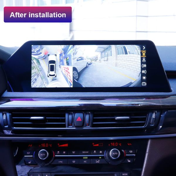 2009 2016 X5 Din главного блока андроида 10 BMW Sat Nav одиночных 12,3 дюйма