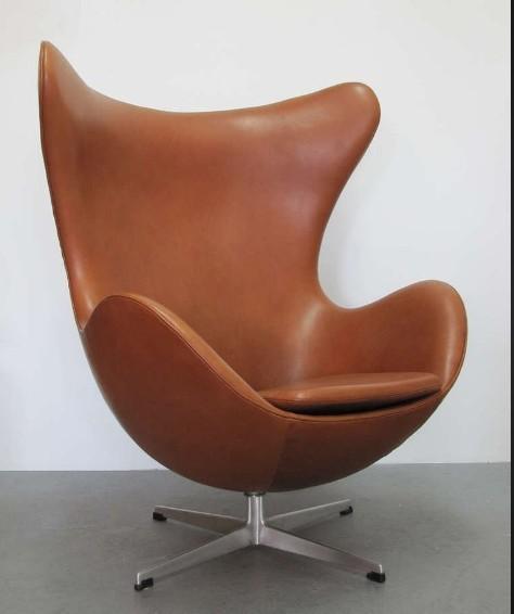 Hot Classic Design Fabric Leather Swivel Egg Chair for Living Room Leisure chair