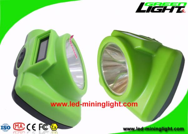 13000 Lux Safety Miners Cordless Cap Lamp Oled Screen SOS With USB / Cradle Charger 