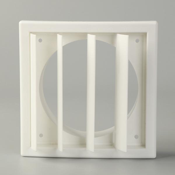 Customized Square Grille for Air Extractor Fan Accessories White Air Extractor Fan