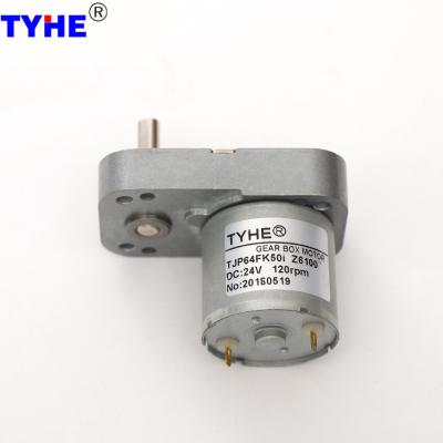 3 Volt PMDC Flat Gear Motor Low Noise Right Angle Gearmotor For Valve