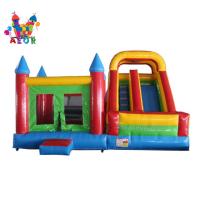 Commercial gonflable Moonwalk sautant château sautant maison gonflable combo toboggan pour enfants adultes