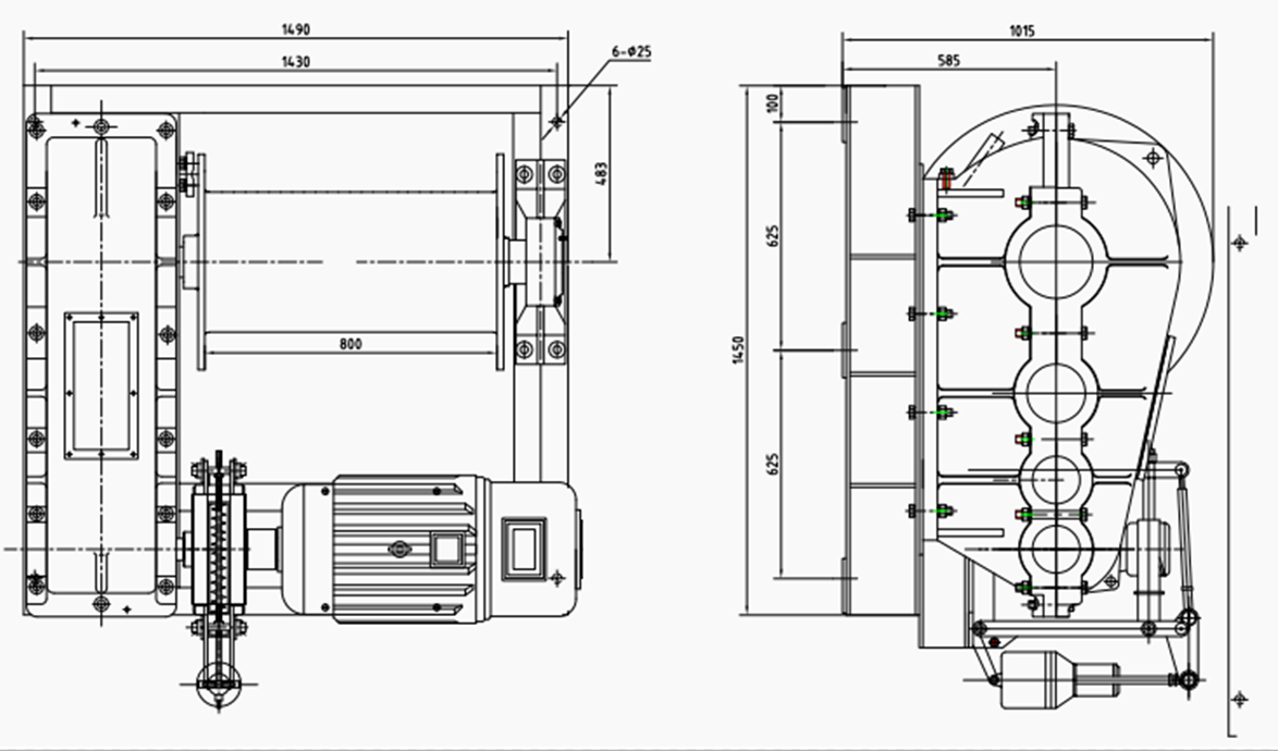 High Quality 10t Jk Heavy-duty electric  wire rope hoist