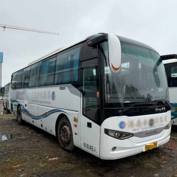 Used Zhongtong LCK6116H5A1 Coach Bus 2020 Year with 48 Seats and Weichai WP7
