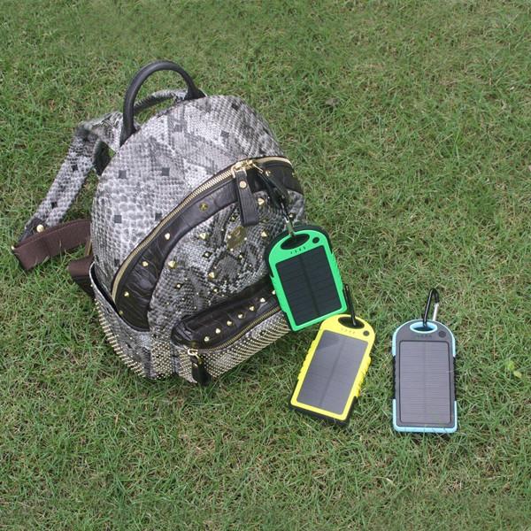 Hot waterproof long-life solar charger for iphone 6 plus