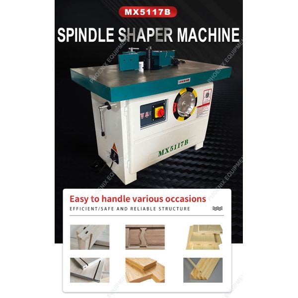 Vertical Push Table Woodworking Milling Machine with Max. Working Thickness of 120mm