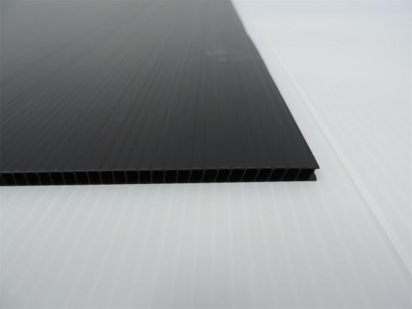 Black ESD Corrugated Plastic Sheet For Electronic Industry