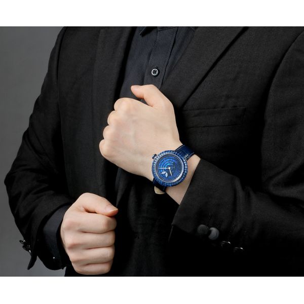 Диаманта швейцарского кварца OEM наручные часы водоустойчивого роскошные