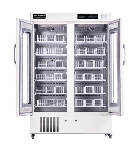 MBC-4V658 Medical Blood Bank Refrigerator 658L Plasma & Blood Bag Storage METHER