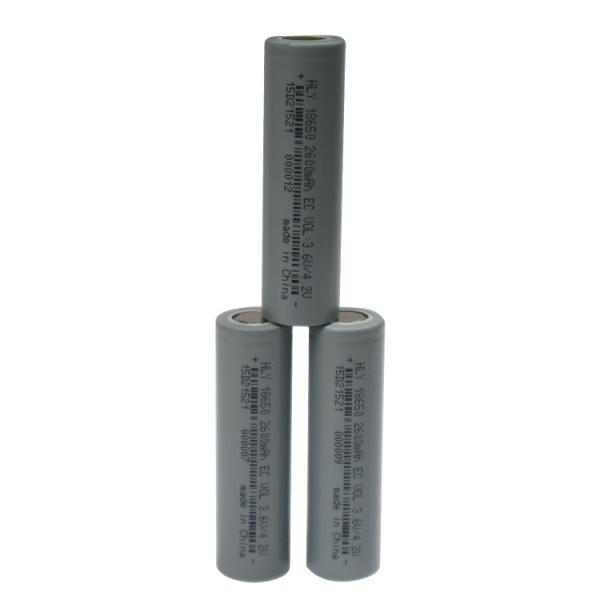 3.6V Fast Charging 2600 Mah Rechargeable Battery 18650 Lifepo4 Cells