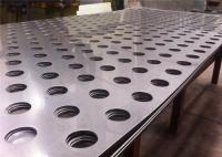 Lámina de malla metálica perforada de tamaño de agujero redondo de 120 mm para uso en la construcción