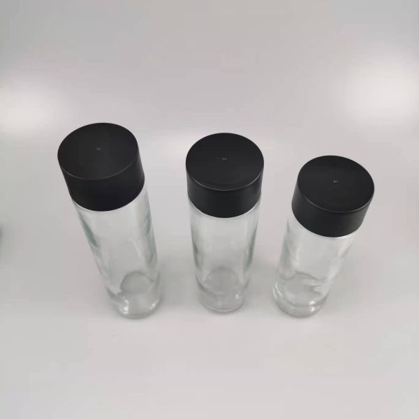 Glass Cold Pressing Fruit Juice Milk Cold Brew Coffee Beverage Voss Water Bottle 350ml 400ml