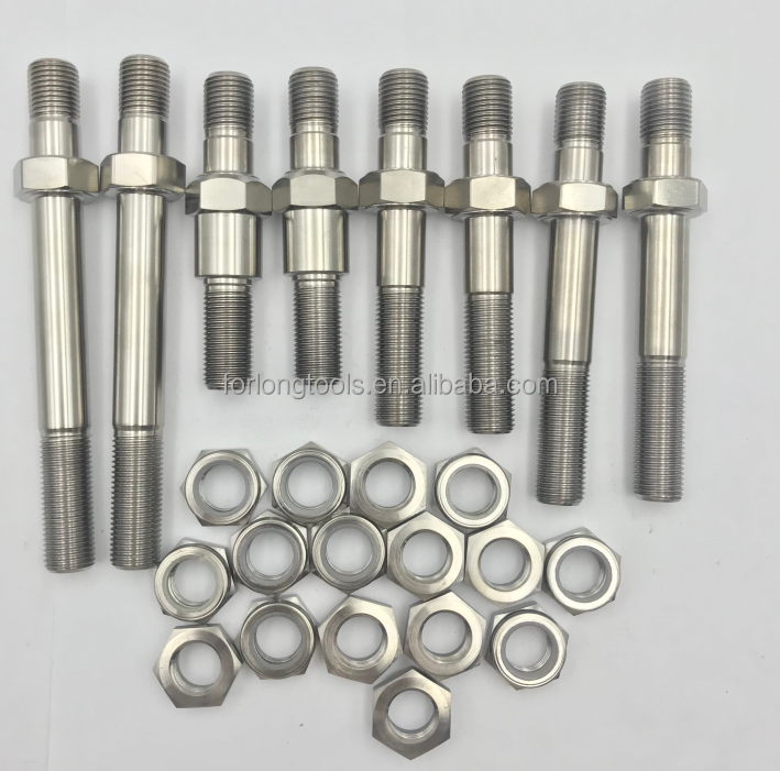 DIN Standard Natural Finish 1/2-20 Thin Nyloc Nut for Sprint Car Racing in Titanium Gr5 and Durability