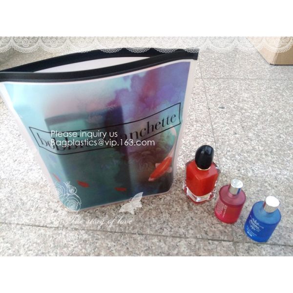 Makeup Bag Organizer Pouches Small PVC Transparent Waterproof Makeup Bag Cosmetic Organizer Bag with Zipper