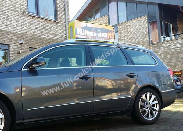 Professional P5 Taxi Roof Led Display , Taxi Led Sign Double Sided