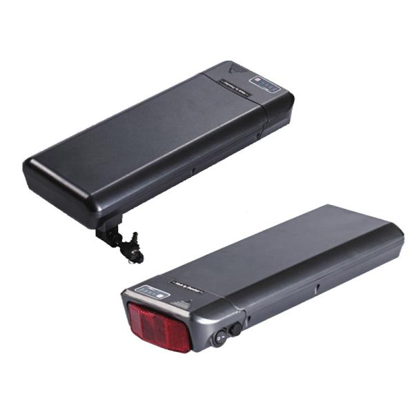 18650-10S4P Rear Rack Battery Ebike , 36V Lithium Ion Battery Ebike Discharge Current 25A