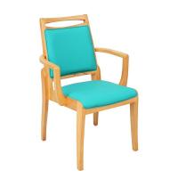Unfolded Modern Wooden Dining Chairs For Hotels And Restaurants Upholstered