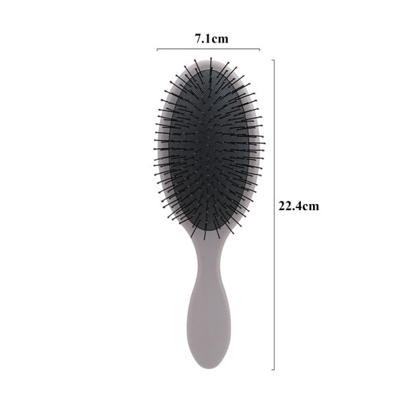 Plastic Handle Hair Paddle Brush Wet And Dry Message Detangling Hair Brush