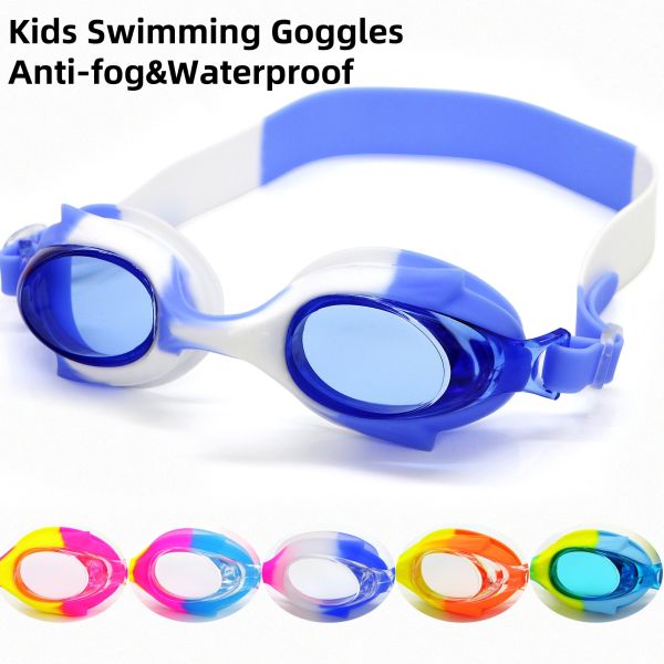 Adjustable Strap Custom Swimming Goggles For Kids And Adolescents