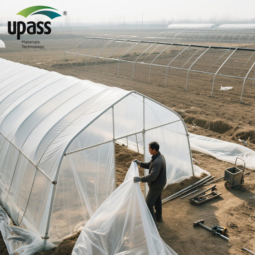 Agricultural Greenhouse Film Sheet Roll UV Anti-Blocking Waterproof Injection Plastic