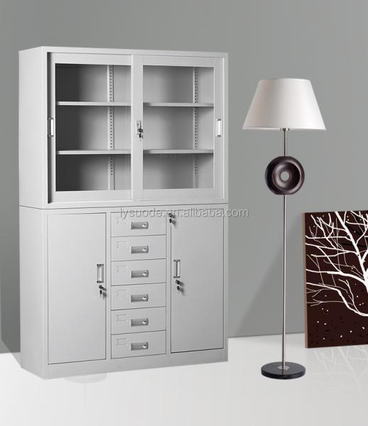 Medicine Drug Steel Glass Door Metal Storage Cabinet For Laboratory