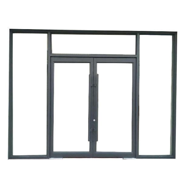 Bathroom Glass Door Aluminium Alloy Spring Door for Custom Projects