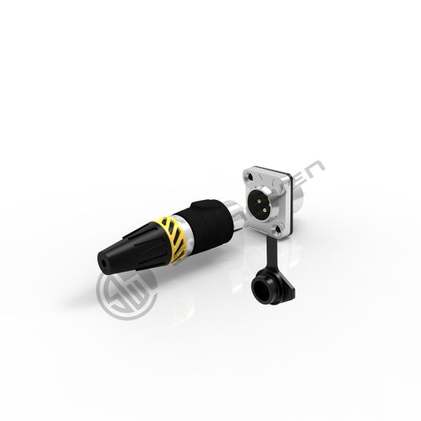 XLR Audio Power водонепроницаемый разъемный разъем 3 пин микрофон IP65