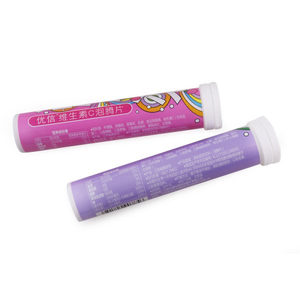 Gluten Free Vitamin C Effervescent Tablets Healthy Supplement Strawberry Flavor