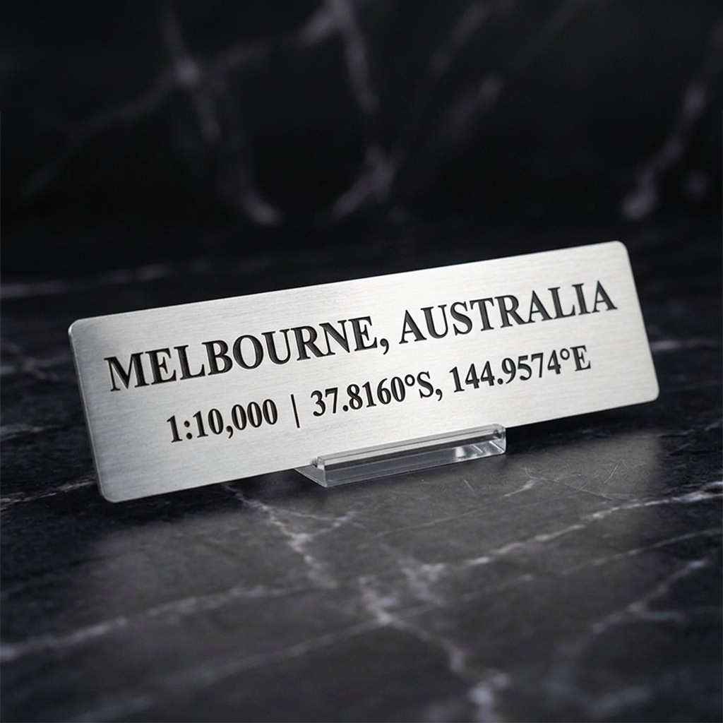 Customized Stainless Steel Brush Nameplate Durable Waterproof Metal Nameplate Etching logo Debossed Label