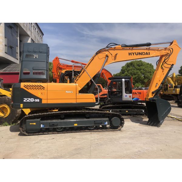 Hyundai 220-9S Второй рукой Hyundai 220LC-9S Земля движение оборудования Второй рукой экскаватор