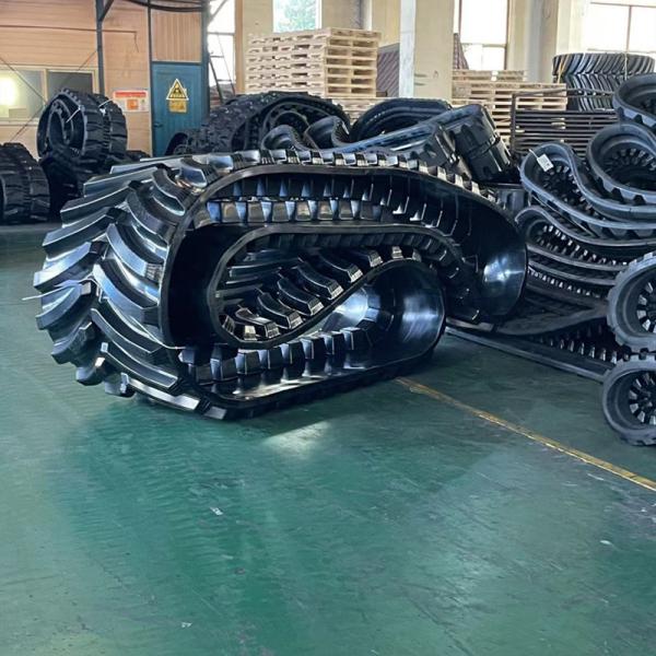 Fabricante Pistas de borracha para escavadeiras MINI EXCAVADORES Paveiro Tractor agrícola Robô