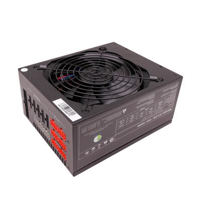 NEW 1600w Full Modular PSU 90plus Gold PC Power Supply  110V-240V for Support 6 Graphics
