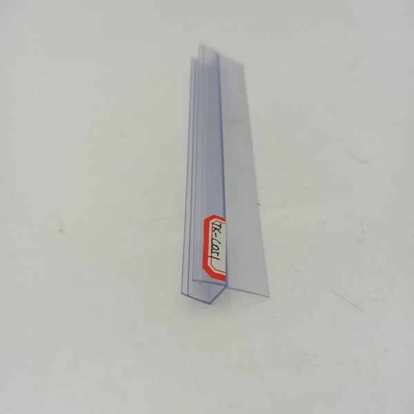 6-12мм стекло совместимое 180 градусов ПВХ резиновый H канал Нижняя стеклянная душа уплотнитель дверной ленты