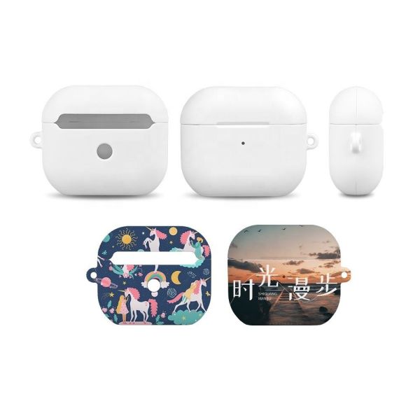 Customized Blank Sublimation For Airpod 3 Case Sublimation Coated PC Earphone Case