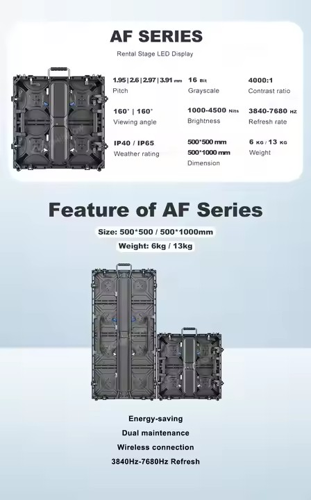 Die-Cast Aluminum Rental Screen Customizable Conference Room Church Hd Flexible Led Display