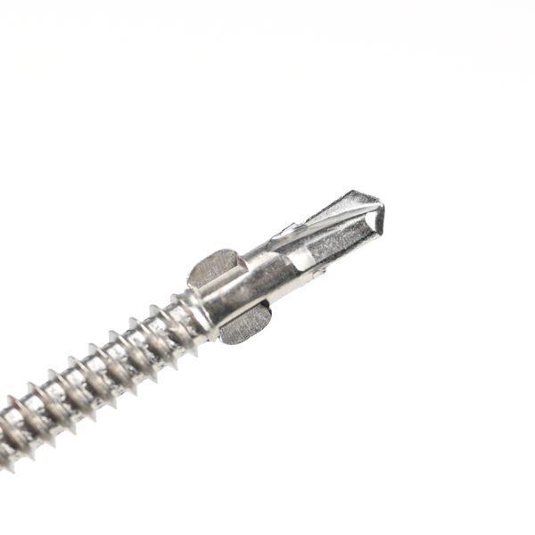 SUS410 Flat Phillips Head Self Tapping Self Drilling Screw Wing Tek Screw with Nibs 4.2x38