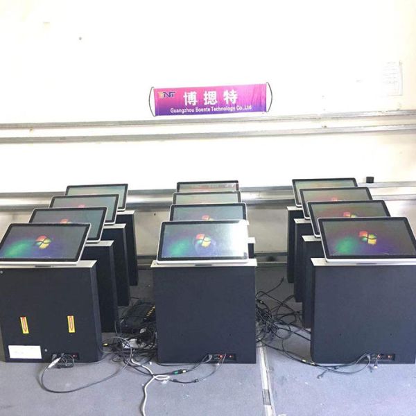 Моторизованный столом переговоров подъем монитора с экраном 17,3 дюймов