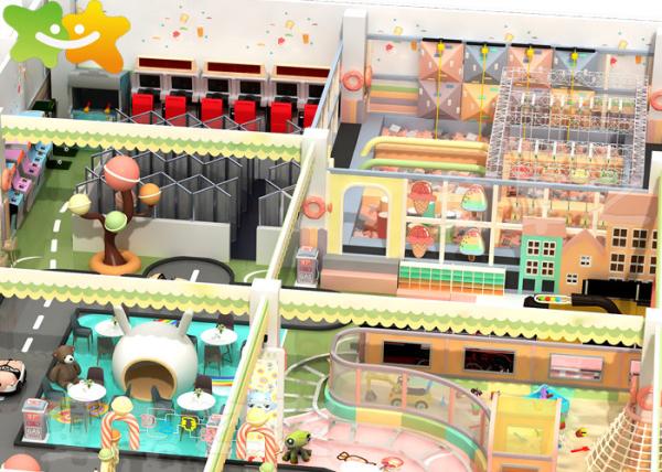 3-12 Years Old Kids Indoor Playground Equipment High Altitude Challenge