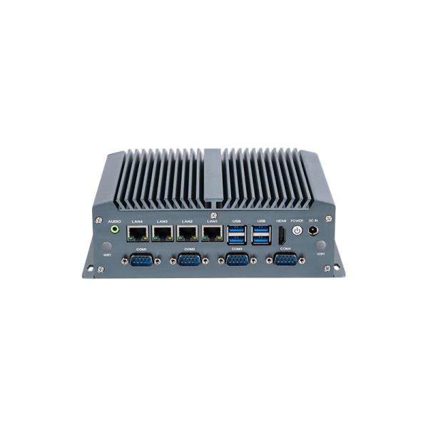 扇風機のない産業用PC インテルコアi5 8250U 4 イーサネット GPIO ミニコンピュータ COM